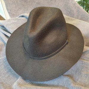 J. Crew wool felt fedora - slightly floppy brim